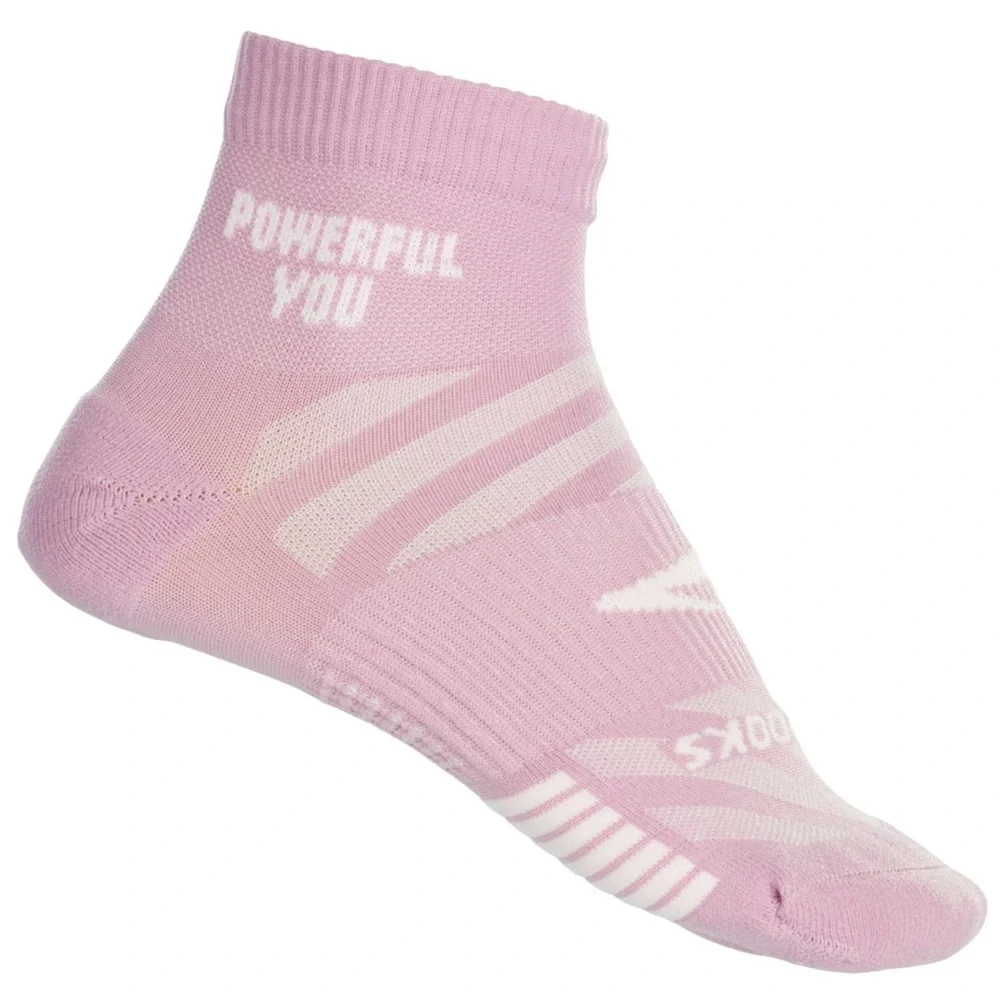 NWT Brooks Women’s Empower Her Ghost Lite Quarter Socks - 2 Pack. Size Medium.